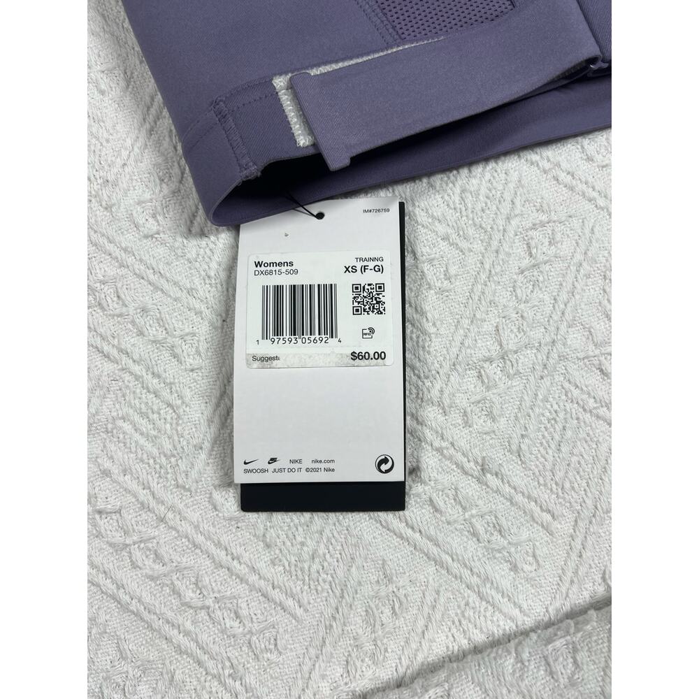 Nike Swoosh High Support Adjustable Sports Bra, in Purple, size XS NWT - Picture 7 of 10